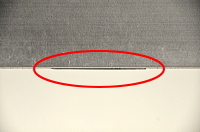 はめ込み式戸車の羽の厚み