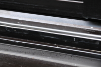 サッシ修理 レール補修後にオーバーレール取付